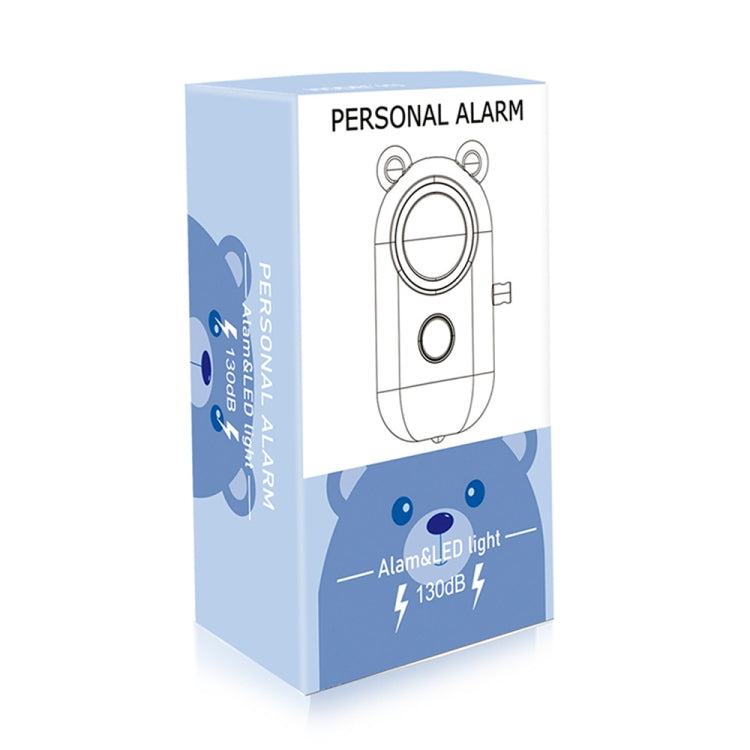 130dB LED Personal Alarm Pull Ring Outdoor Self-defense Products, Bear Style (Light Blue), Bear Style (Pink), Bear Style (Blue), Bear Style (Purple), Bear Style (Orange), Bear Style (Green)