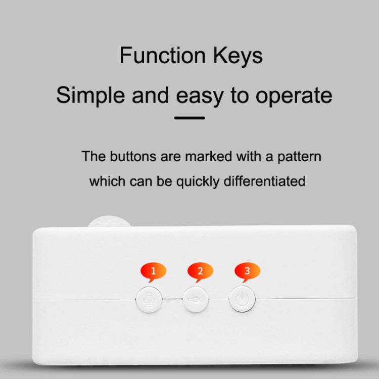 Small Horn Voice Announcement Sensor Entrance Voice Broadcaster Can Used As Doorbell, Battery Square
