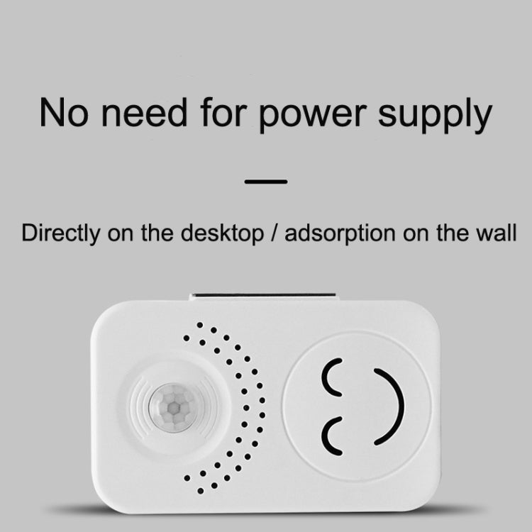 Small Horn Voice Announcement Sensor Entrance Voice Broadcaster Can Used As Doorbell, Battery Square