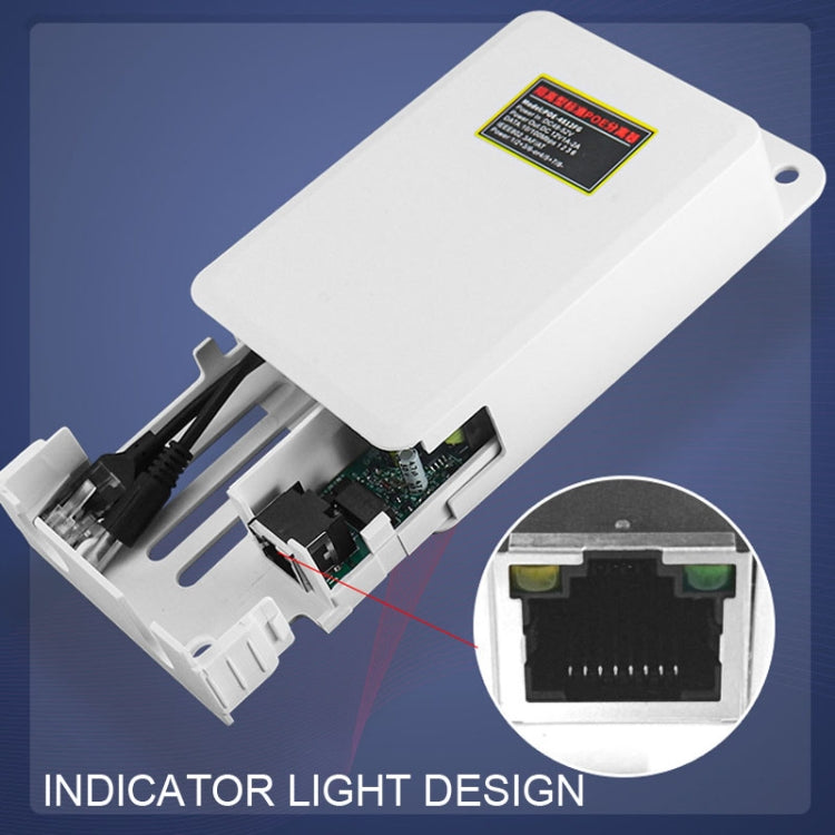 POE-4812FG 48V To 12V Isolated Standard POE Splitter Outdoor Monitoring Waterproof Power Supply Module, POE-4812FG