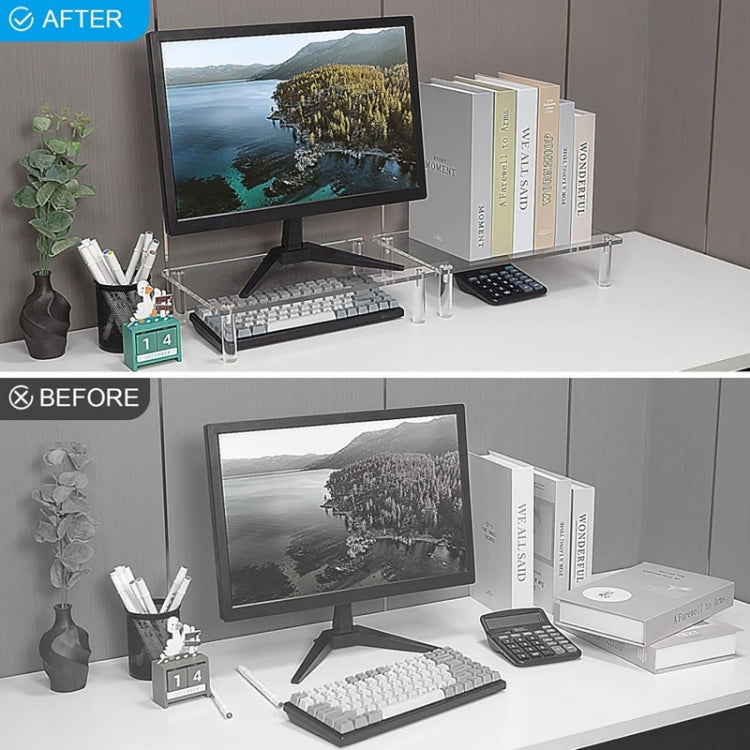 Desktop Acrylic Laptop / Printer Raised Stand, YX136