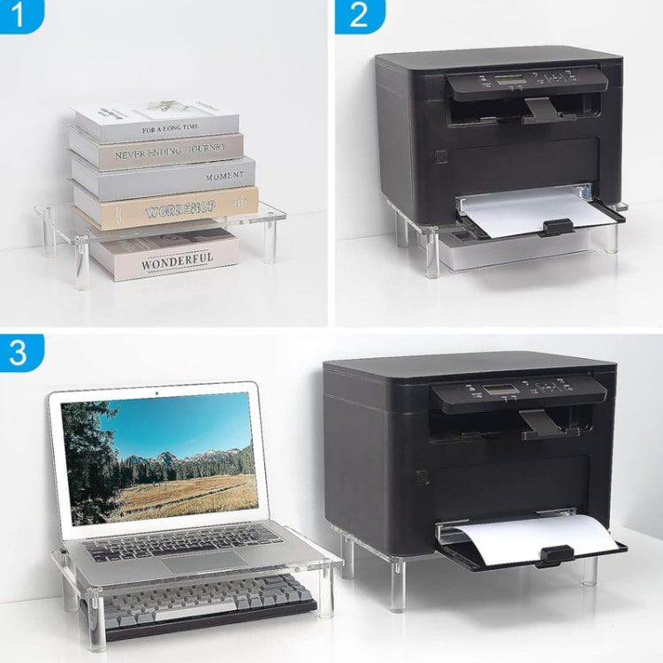 Desktop Acrylic Laptop / Printer Raised Stand, YX136