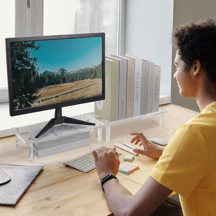 Desktop Acrylic Laptop / Printer Raised Stand, YX136