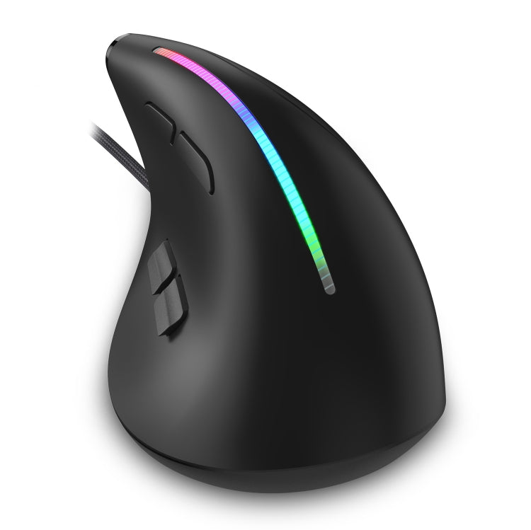 ZELOTES T50 9-Keys RGB Lighting Effect Vertical Grip Ergonomic Programming Wired Mouse, T50