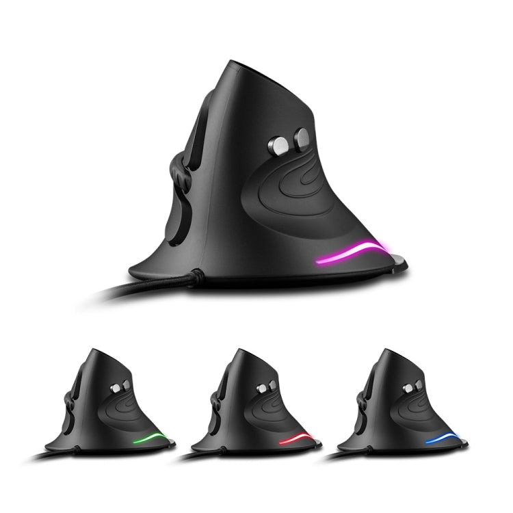 ZELOTES T30 6-keys Vertical Grip Detachable Ergonomic Wired Mouse, T30