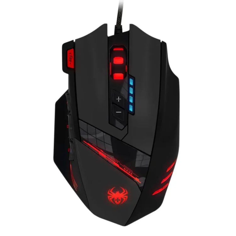 ZELOTES C12 12-buttons Ergonomic Programming Custom Gaming Wired Mouse, C12