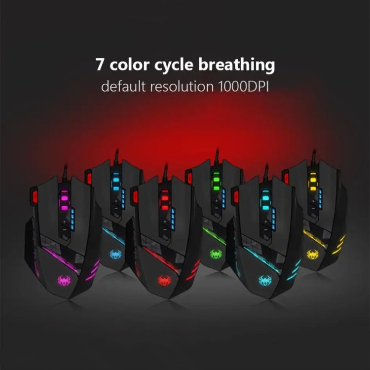 ZELOTES C12 12-buttons Ergonomic Programming Custom Gaming Wired Mouse, C12