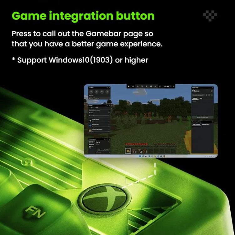 8BitDo Retro87 Mechanical Keyboard Retro RGB Lighting Green Transparent Keyboard With Large Keys, Green Transparent Keyboard