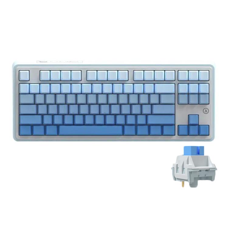Ajazz AK870 Wireless Bluetooth Tri-mode Mechanical Keyboard RGB DIY Custom Hot Swap Gaming Keyboard, Flying Fish Axis Purple, Flying Fish Axis Black, Gift Axis Purple, Gift Axis Black, Flying Fish Axis Gradient Blue, Flying Fish Axis Gradient Gray