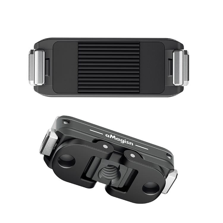 For DJI Osmo 360/Action 5 Pro/4/3 aMagisn Metal Magnetic Quick Release Mount Dual Interface Adapter