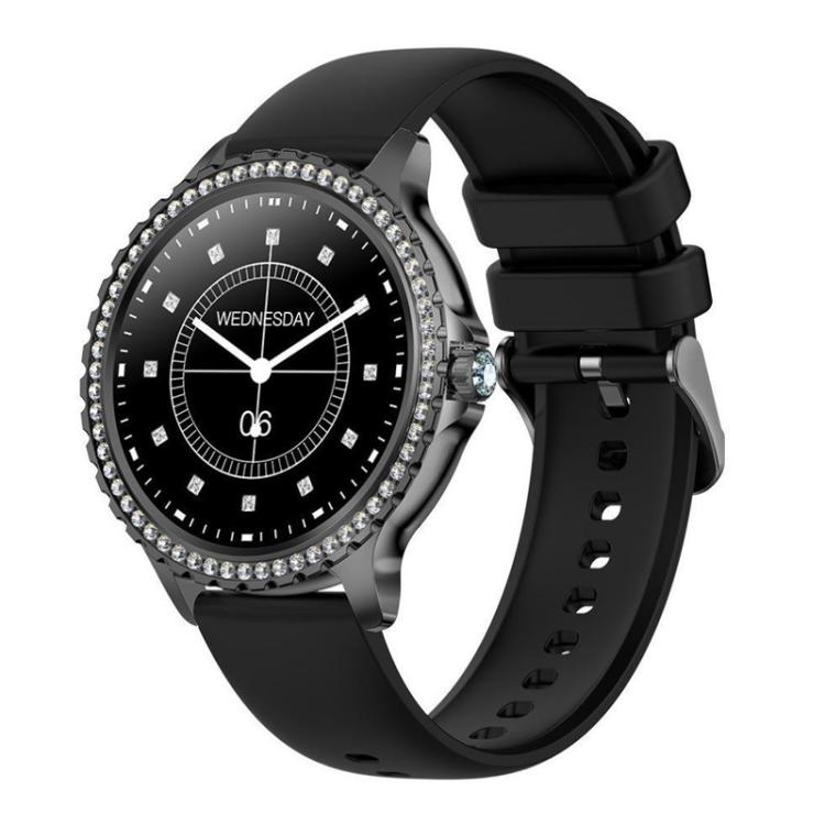Bluetooth Calling AI Voice Assistant Life Waterproof Sports Smartwatch, Black Silicone Strap, Gold Pink Silicone Strap, Silver Gray Silicone Strap, Gold Rough Steel Strap+Pink Silicone Strap, Silver Rough Steel Strap+Gray Silicone Strap
