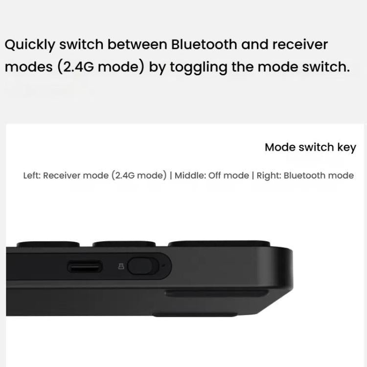 Rapoo E9050L Tri-mode Bluetooth Wireless Keyboard Silent Laptop Keyboard