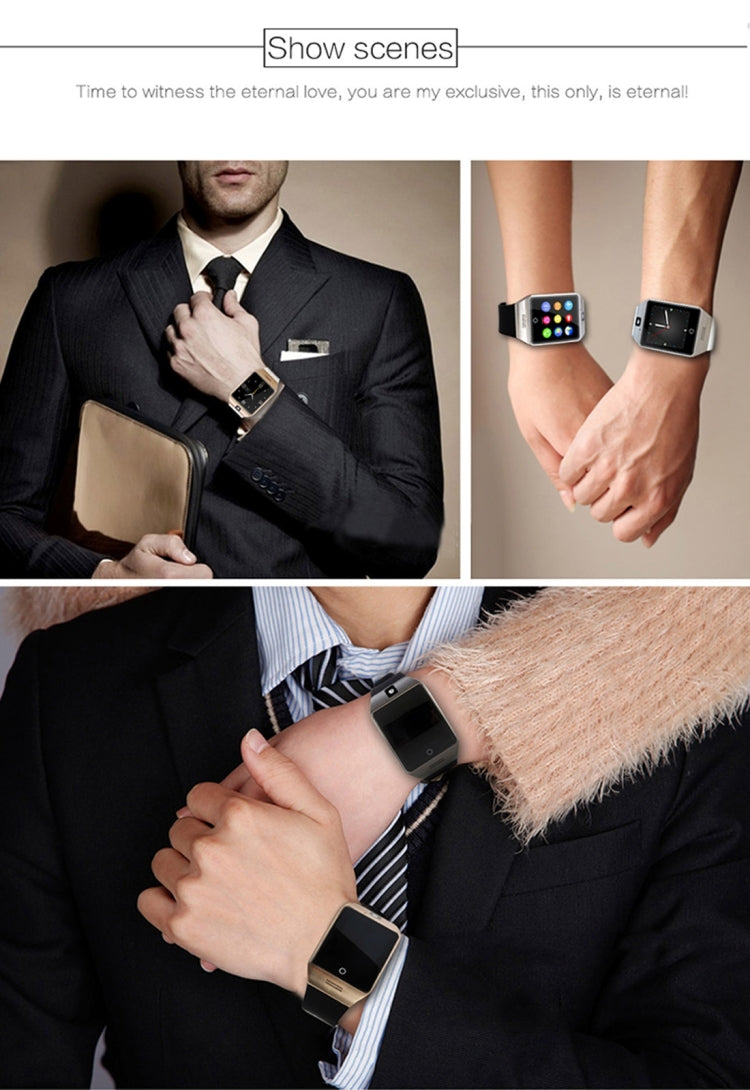 Q18S 1.54 inch IPS Screen MTK6260A Bluetooth 3.0 Smart Watch Phone, Pedometer / Sedentary Reminder / Sleeping Monitor / Anti-Loss / Remote Camera / GSM / 0.3M Camera, WA3241BJ, WA3241BS, WA3241H, WA3241WJ, WA3241WS