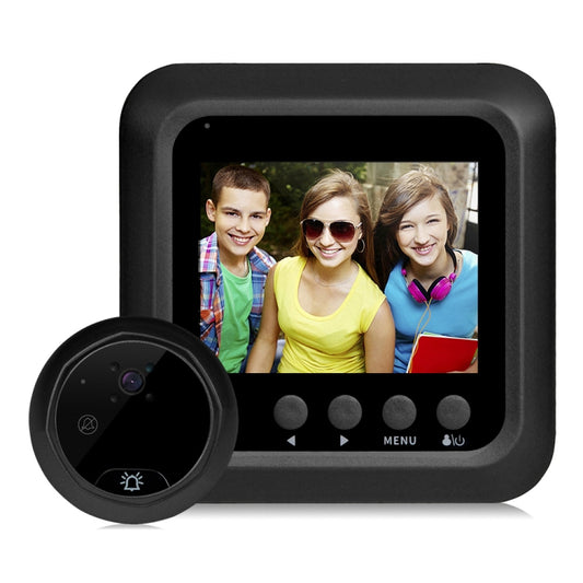 W5 2.4 inch Screen 2.0MP Security Camera No Disturb Peephole Viewer Doorbell, Support TF Card / Night Vision / Video Recording, W5