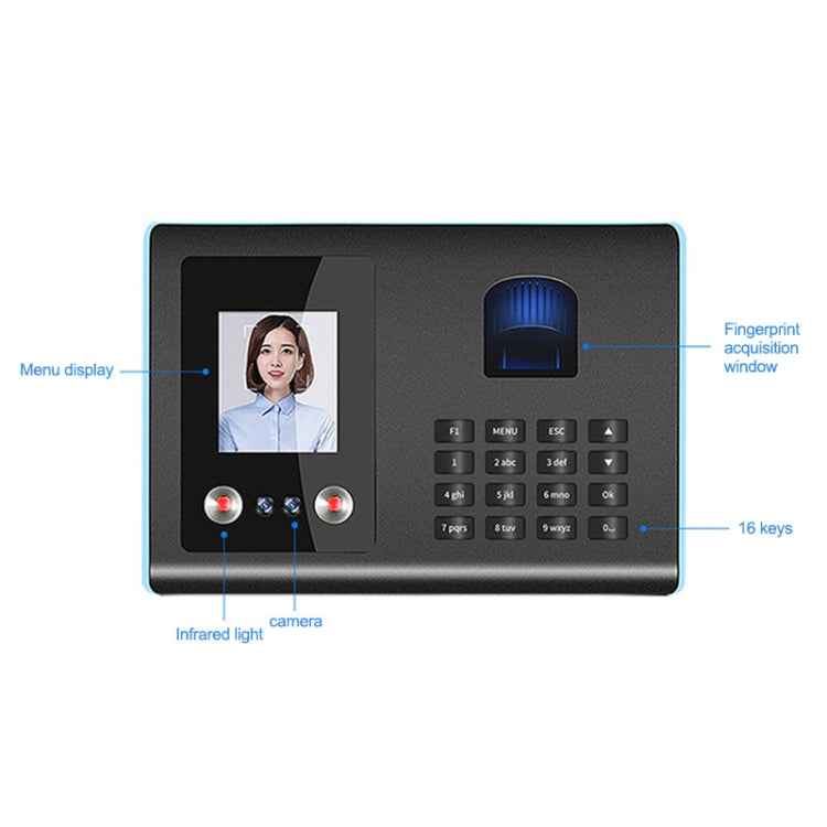 FA01 Face Recognition Fingerprint Time Attendance Machine