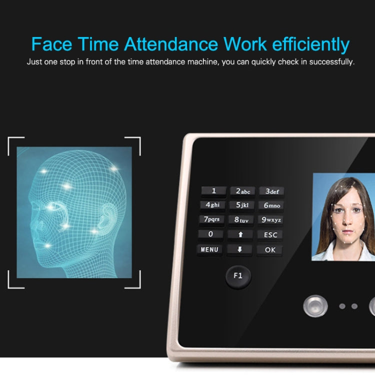 FA02 Face Recognition Fingerprint Time Attendance Machine