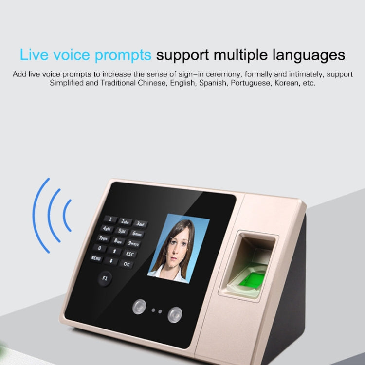 FA02 Face Recognition Fingerprint Time Attendance Machine