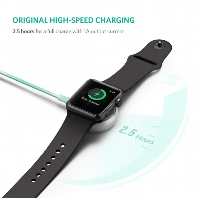 2m Type-C Universal Portable Magnetic Wireless Charger for Apple Watch Ultra & Ultra 2 & Series 9 & 8 & 7 & 6 & 5 & 4 & 3 & 2, 2m