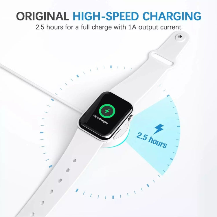 Wireless Magnetic Quick Charging to USB Cable for Apple Watch Series, USB-A