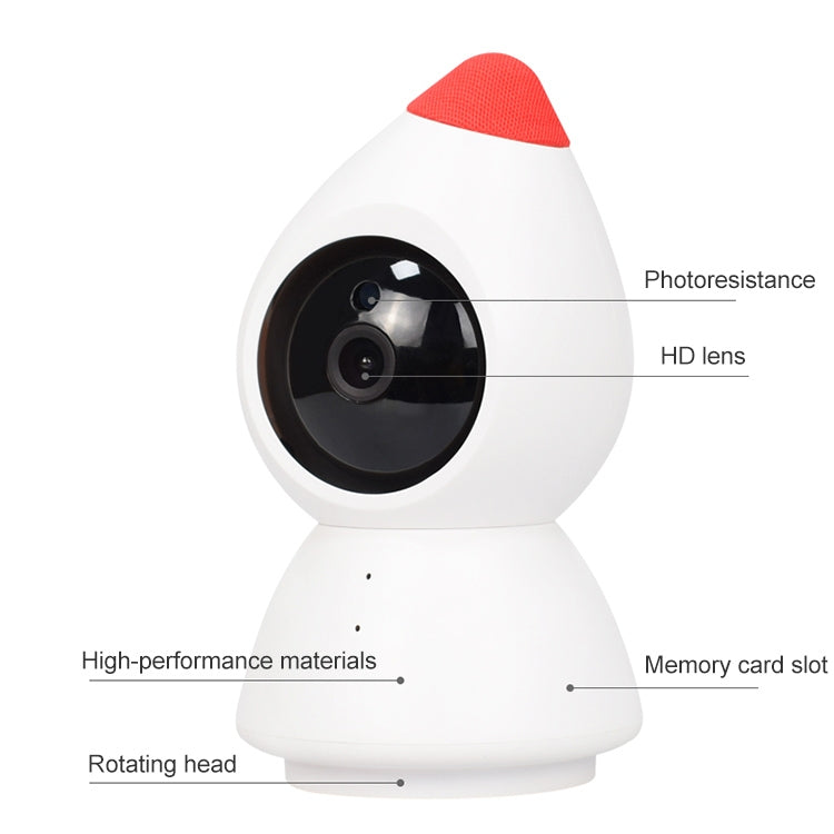 YT43 2 Million Pixels HD Wireless Indoor Home Little Red Riding Hood Camera, Support Motion Detection & Infrared Night Vision & Micro SD Card, YT43