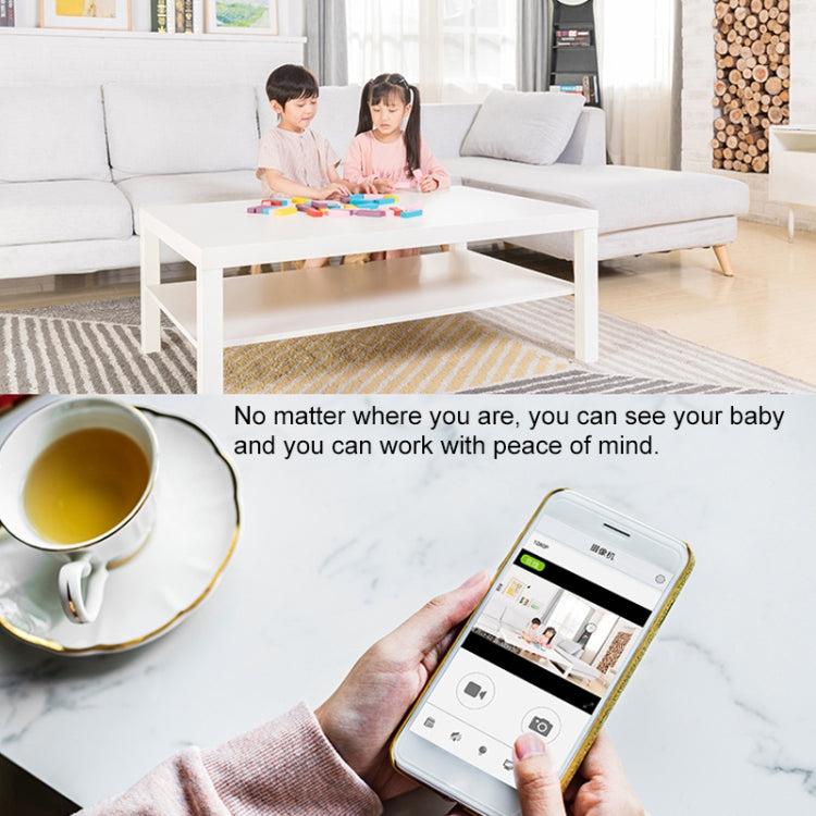 CAMSOY S8 HD 1280 x 720P 140 Degree Wide Angle Wireless WiFi Intelligent Surveillance Camera, Support Photosensitive Automatic Right Vision & Motion Detection & Loop Recording, S8