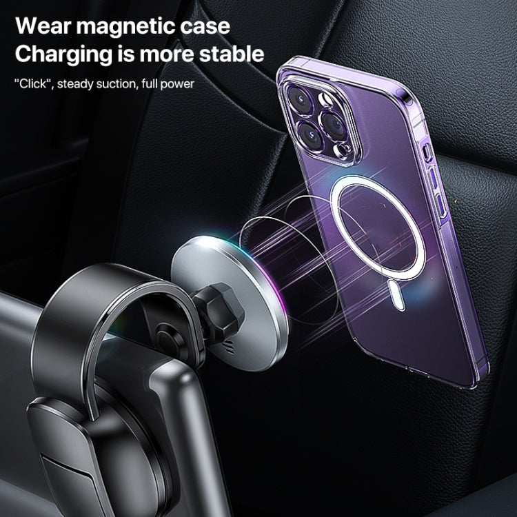 Yesido C292 15W Magnetic Suction Wireless Charging Car Holder, C292