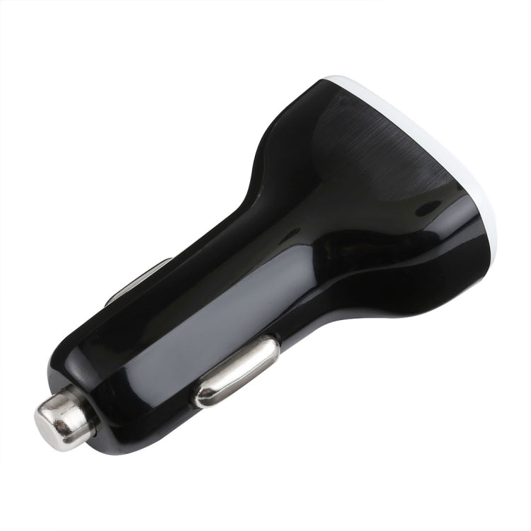 LZ-429 QC3.0 2.4A Three USB Ports Smart Quick Car Charger, LZ-429 Black, LZ-429 White