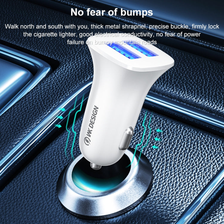 WK WP-C35 12W PC Dual USB Car Charger, WP-C35