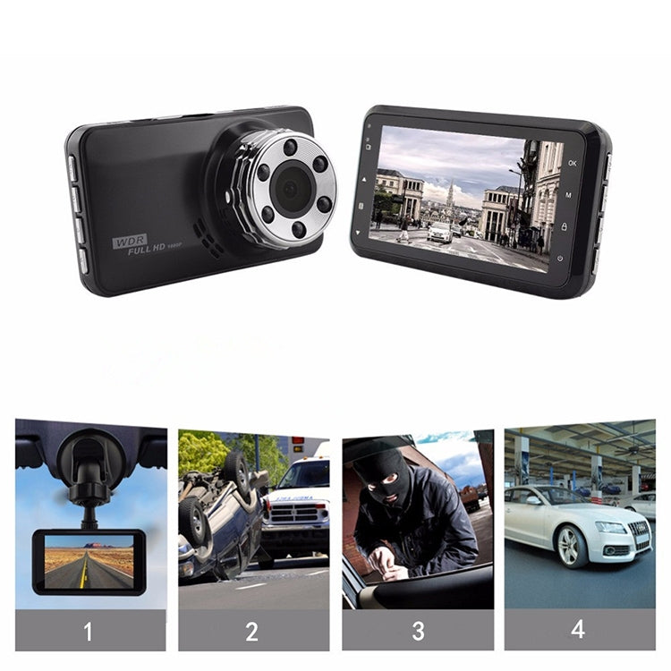 T638 Car DVR USB Hidden Driving Recorder HD Night Vision Reversing Video Monitor, T638