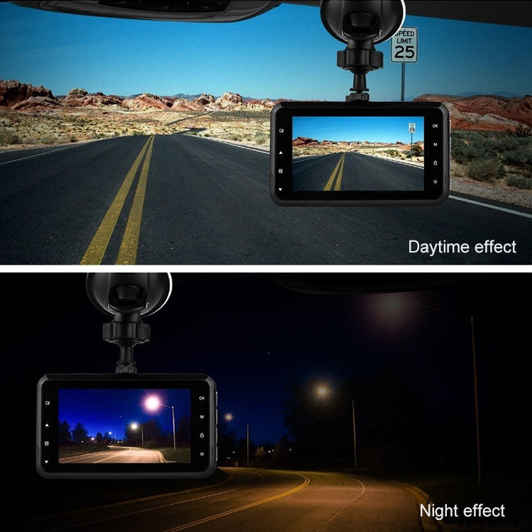 T638 Car DVR USB Hidden Driving Recorder HD Night Vision Reversing Video Monitor, T638