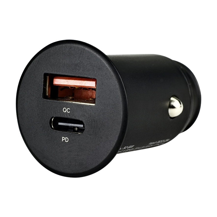 ROCK H15 Dual Port USB + USB-C / Type-C PD30W Car Charger, H15