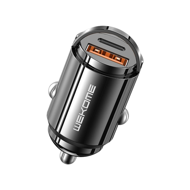 WK WP-C38 Mini PD20W USB + Type-C Car Charger, WP-C38