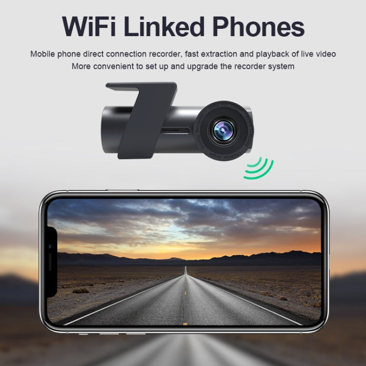 Car WiFi Dual Camera Hidden 360 Degree Rotation Car Driving Recorder, WiFi Dual Camera