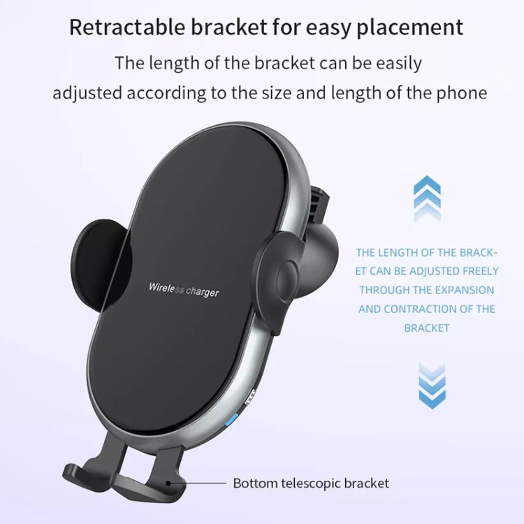 Car Smart Wireless Charger Phone Holder, Smart Wireless Charger