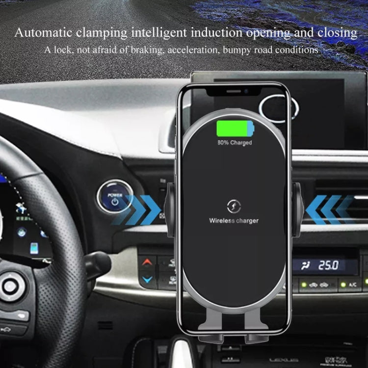 Car Smart Wireless Charger Phone Holder, Smart Wireless Charger