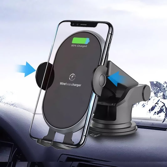 Car Smart Wireless Charger Phone Holder, Smart Wireless Charger