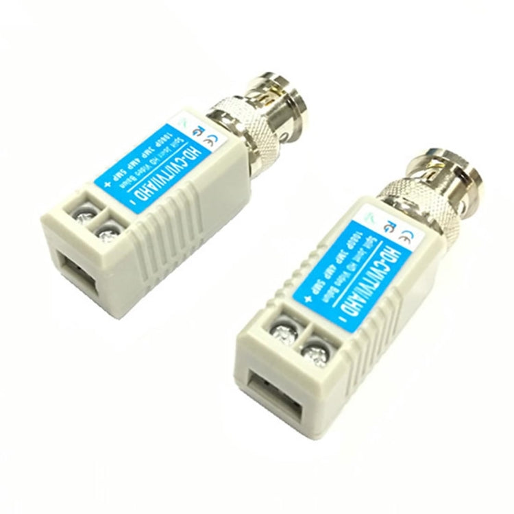 2 PCS Anpwoo 100B Upgrade Version Screw-type Coaxial HD-CVI/AHD/CVI 1CH Passive Transceiver Video Balun, Screw-type Coaxial