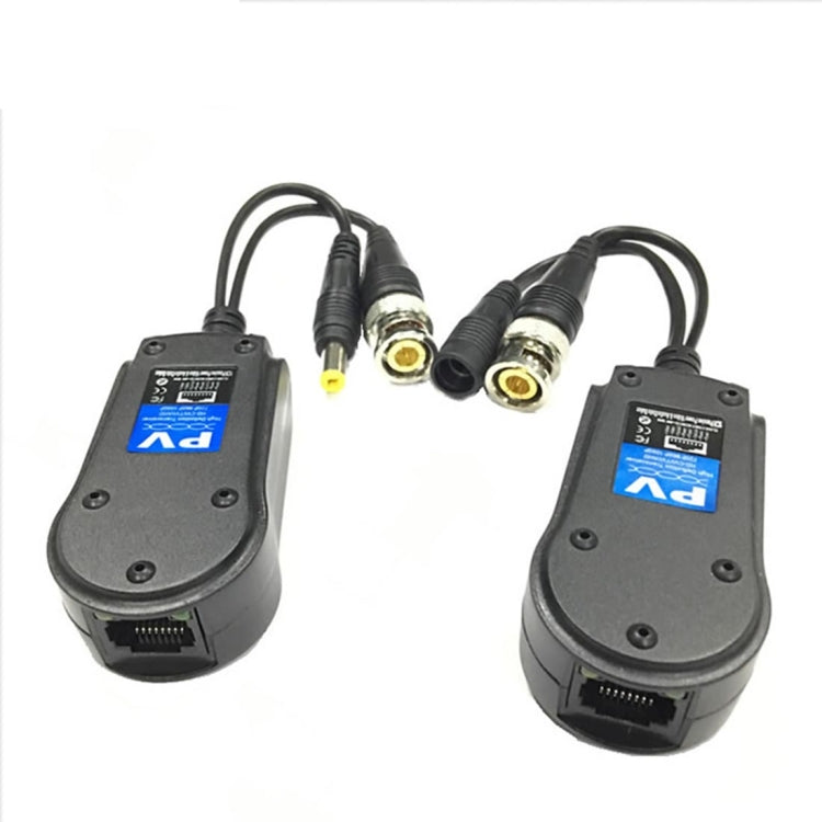 2 PCS Anpwoo 230PV Spliceable 2 in 1 Power + Video Balun HD-CVI/AHD/TVI Passive Twisted Transceiver, HD-CVI/AHD/TVI