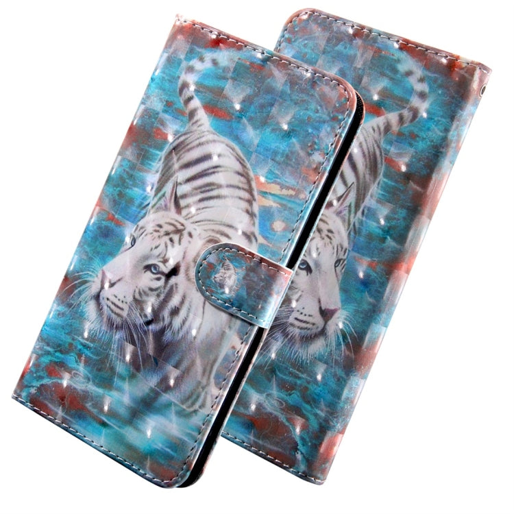 3D Coloured Drawing Pattern Horizontal Flip Leather Case with Holder & Card Slots & Wallet & Lanyard, for LG K50 / Q60