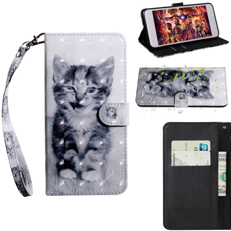 3D Painting Pattern Coloured Drawing Horizontal Flip TPU + PU Leather Case with Holder & Card Slots & Wallet, For Sony Xperia L3, For Sony Xperia 10 / XA3, For Sony Xperia 10 Plus /  XA3 Ultra