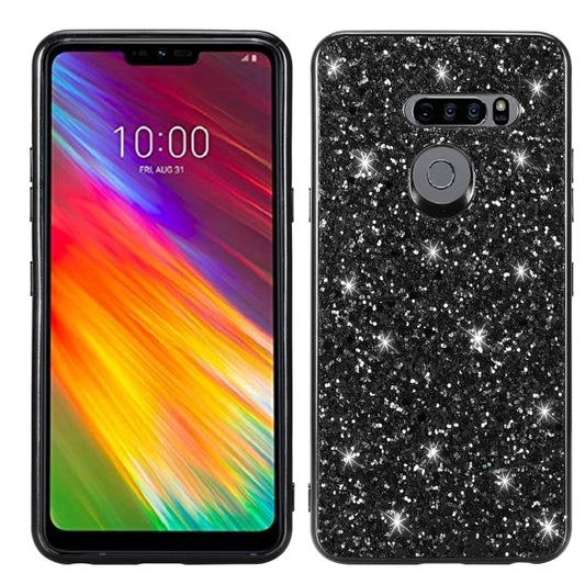 Plating Glittery Powder Shockproof TPU Case, For LG G8 ThinQ, For Motorola Moto G7 Power, For Motorola Moto G7 Play, For Motorola Moto E6