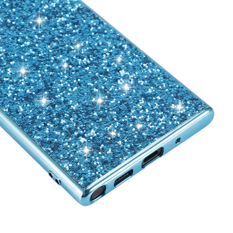 Plating Glittery Powder Shockproof TPU Case, For Galaxy Note 10+