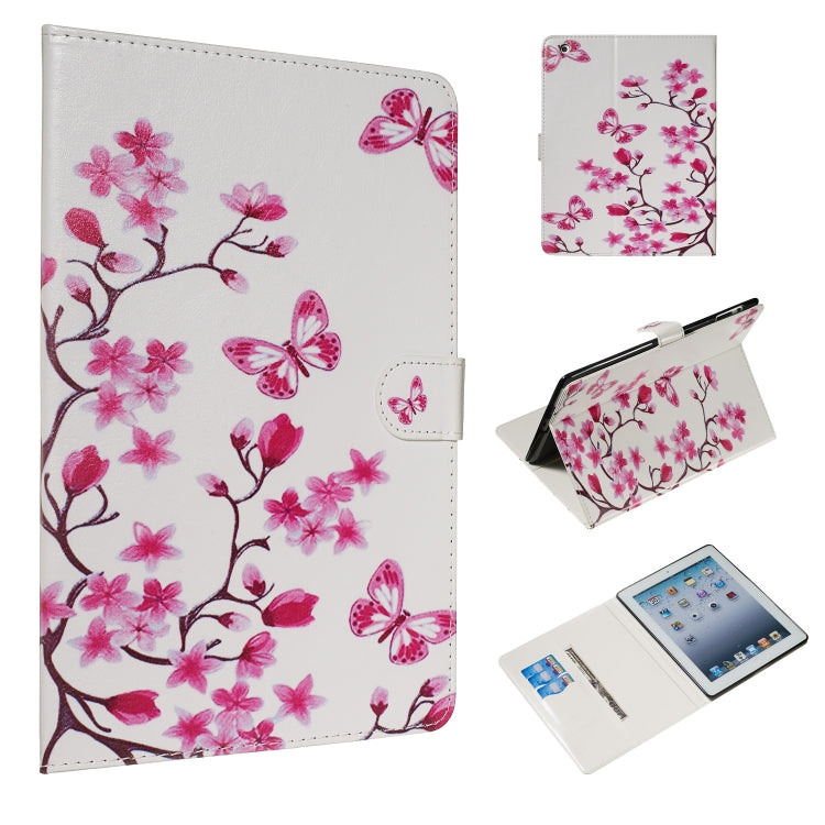 Colored Drawing Pattern Horizontal Flip PU Leather Case with Holder & Card Slots, For  iPad Air 10.5 (2019) / iPad Pro 10.5 (2017), For iPad 4 / 3 / 2, For iPad Air / Air 2 / iPad Pro 9.7 (2016) / iPad 9.7 (2017) / iPad 9.7 (2018)