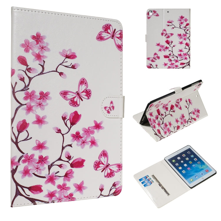 Colored Drawing Pattern Horizontal Flip PU Leather Case with Holder & Card Slots, For  iPad Air 10.5 (2019) / iPad Pro 10.5 (2017), For iPad 4 / 3 / 2, For iPad Air / Air 2 / iPad Pro 9.7 (2016) / iPad 9.7 (2017) / iPad 9.7 (2018)