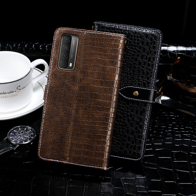 idewei Crocodile Texture Horizontal Flip Leather Case with Holder & Card Slots & Wallet, For Huawei P smart 2021, For HTC Desire 20+, For OnePlus Nord N10 5G, For OnePlus Nord N100