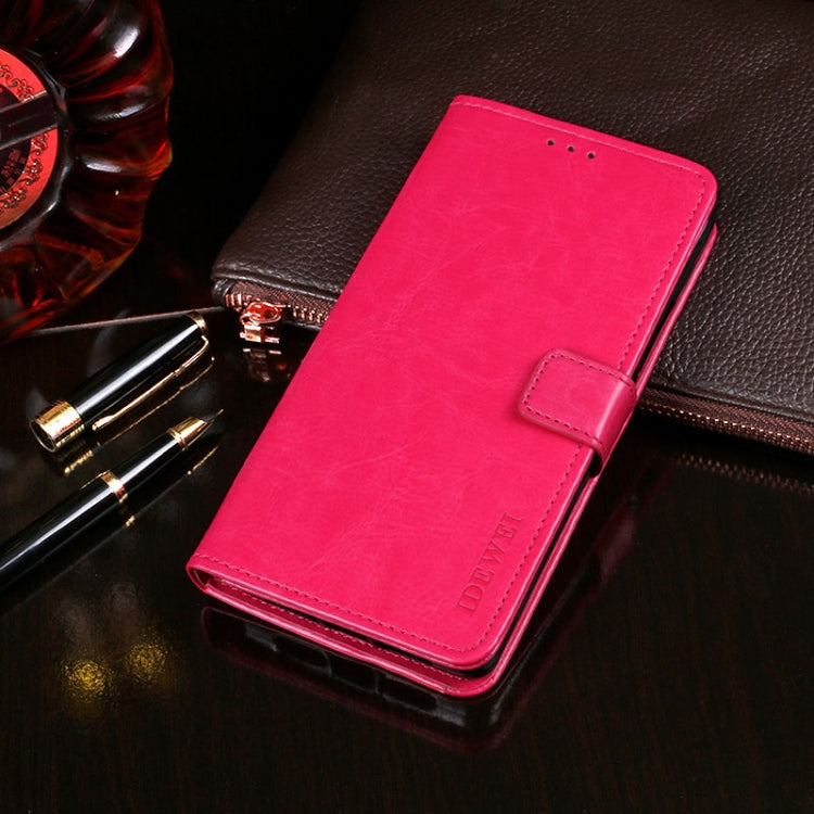 idewei Crazy Horse Texture Horizontal Flip Leather Case with Holder & Card Slots & Wallet, For Infinix Hot 10