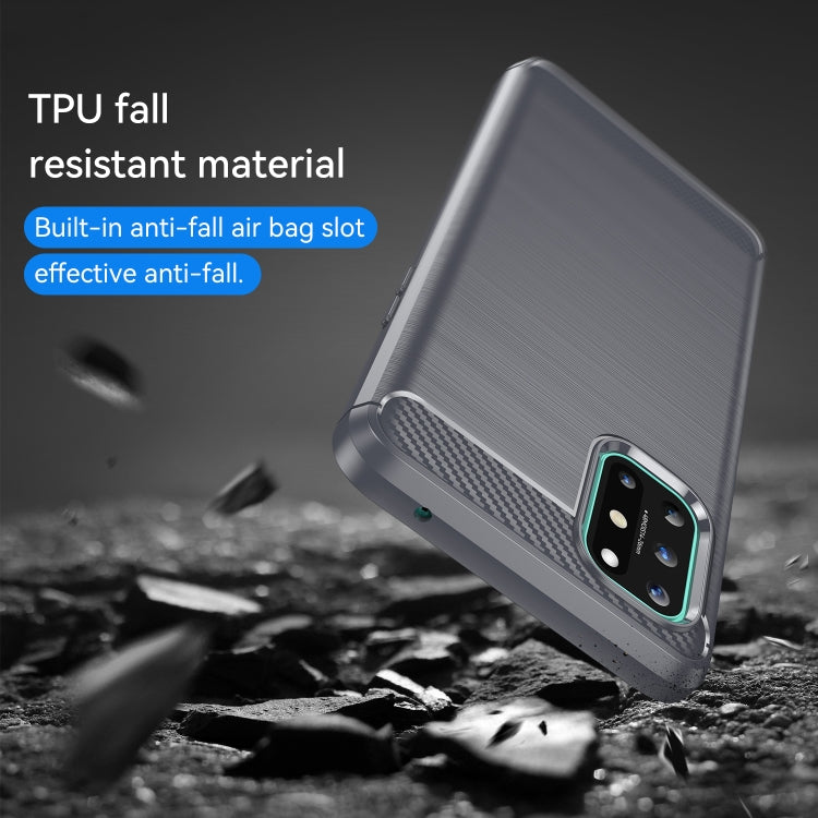 Brushed Texture Carbon Fiber TPU Case, For OnePlus 8T, For Google Pixel 5, For OnePlus Nord N10 5G, For OnePlus Nord N100, For OnePlus Nord, For Asus Zenfone 7 ZS670KS, For Sony Xperia 5 II, For Motorola Moto G 5G Plus, For Motorola Moto G 5G