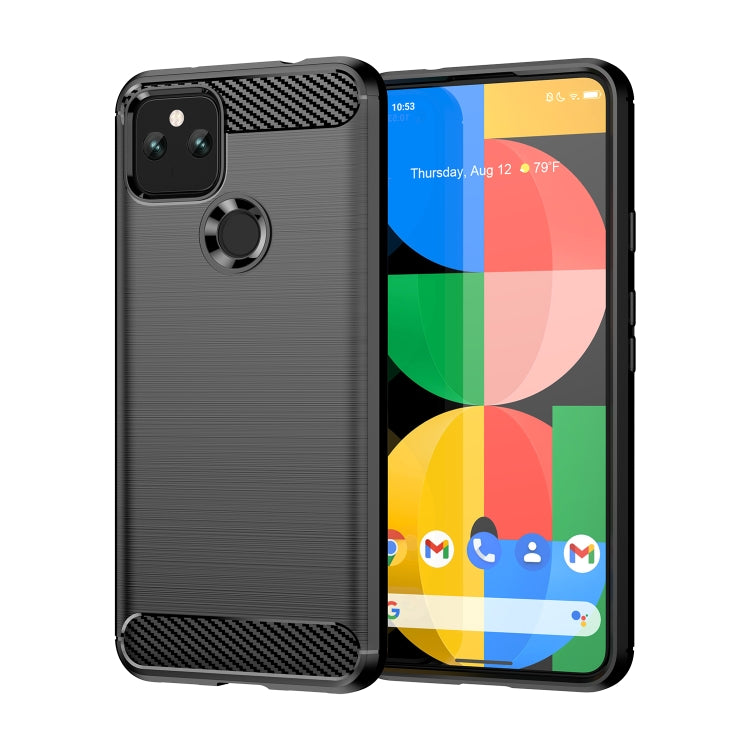 Brushed Texture Carbon Fiber TPU Case, For OnePlus 8T, For Google Pixel 5, For OnePlus Nord N10 5G, For OnePlus Nord N100, For OnePlus Nord, For Asus Zenfone 7 ZS670KS, For Sony Xperia 5 II, For Motorola Moto G 5G Plus, For Motorola Moto G 5G