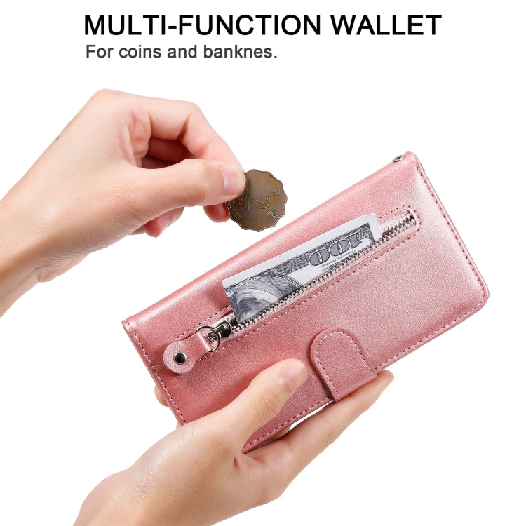 Fashion Calf Texture Zipper Horizontal Flip Leather Case with Holder & Card Slots & Wallet, For OPPO Reno4 5G, For LG K41S / K51S, For LG Velvet, For Motorola Moto G9 Play / Moto E7 Plus