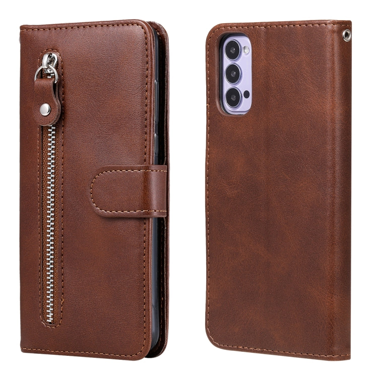 Fashion Calf Texture Zipper Horizontal Flip Leather Case with Holder & Card Slots & Wallet, For OPPO Realme C15 / C12, For OPPO Reno4 Pro 5G, For OPPO Reno4 5G, For LG K41S / K51S, For LG Velvet, For Motorola Moto G9 Play / Moto E7 Plus